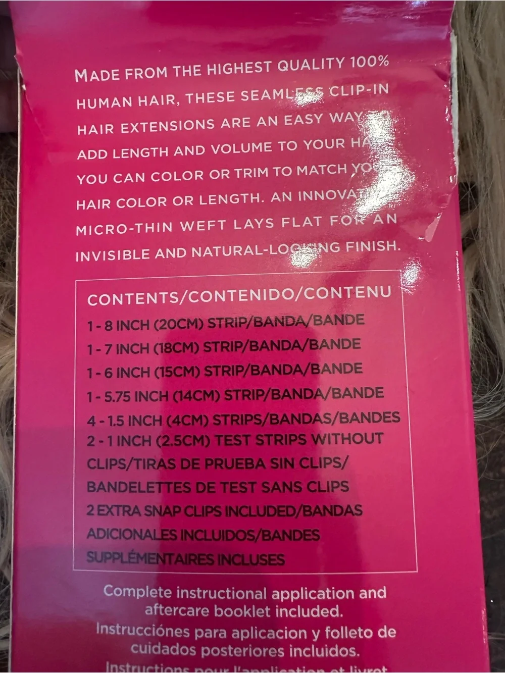 Seamless Clip-In Hair Extensions 18